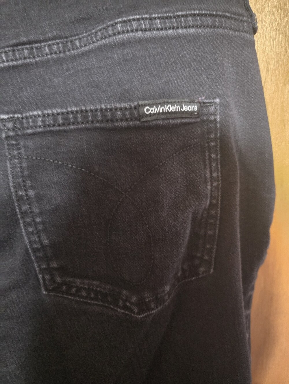 Calvin Klein Jeans Women’s Black Skinny Jeans- Size 32 Petite (14US P) - Picture 6 of 6